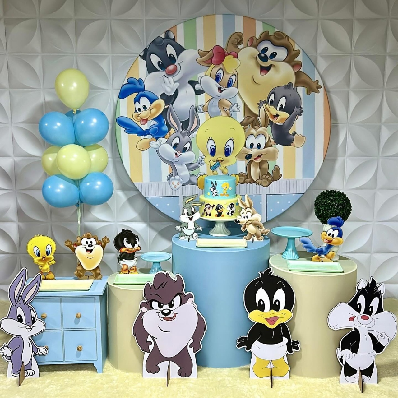 Baby Looney Tunes Menino - Kit G Infantil - Isabela Decorações 