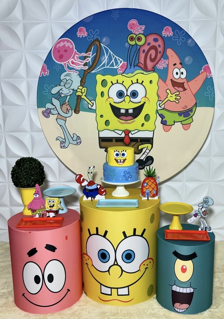 Bob Esponja - Kit M Infantil - Isabela Decorações 
