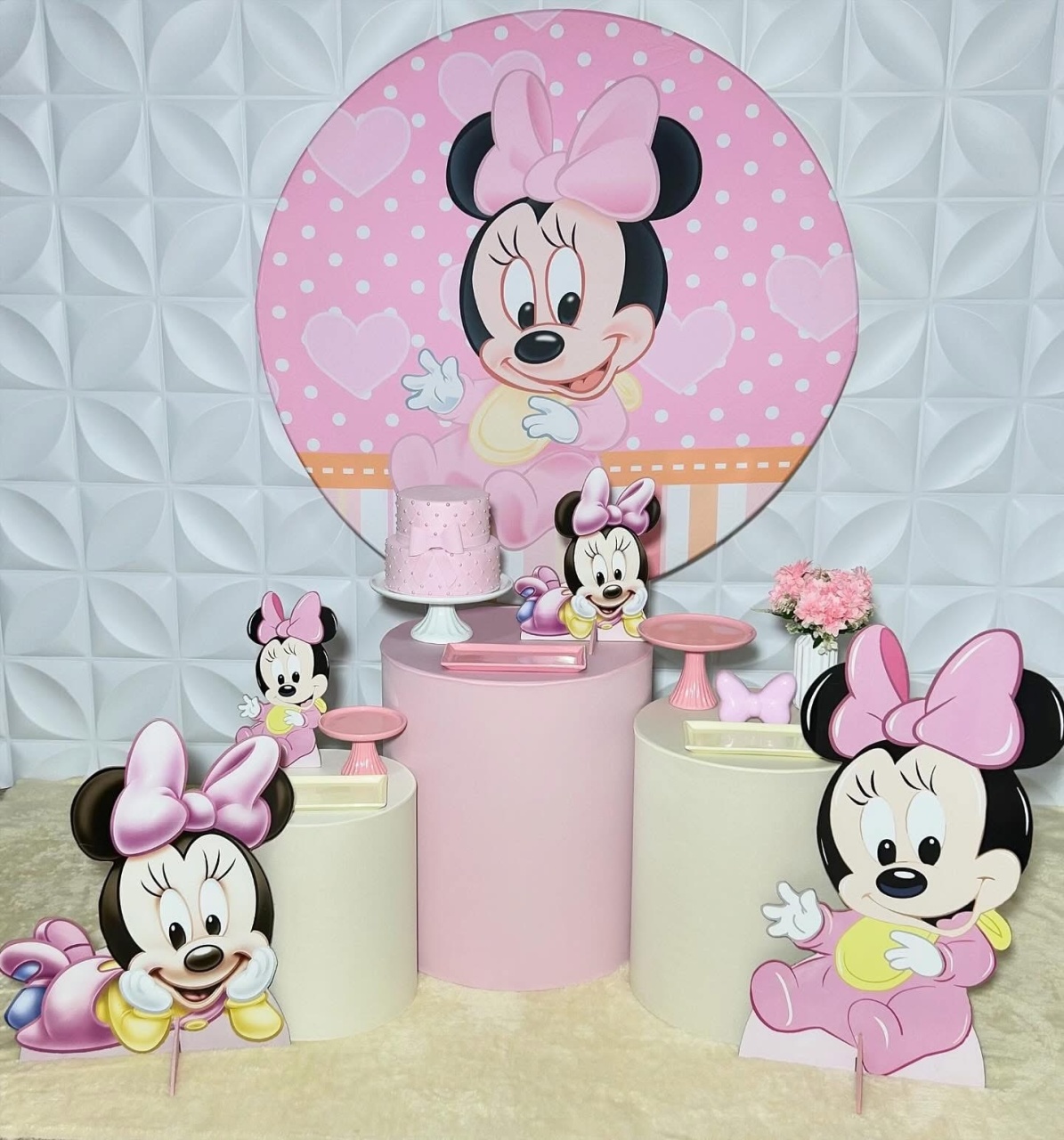 Minnie Baby - Kit M Infantil - Isabela Decorações 