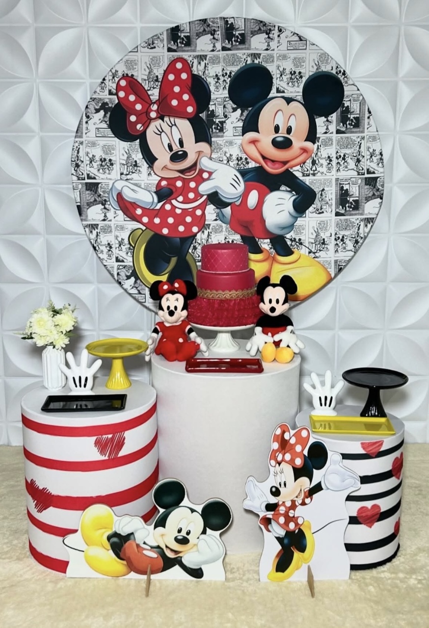 Mickey E Minnie - Kit M Infantil - Isabela Decorações 