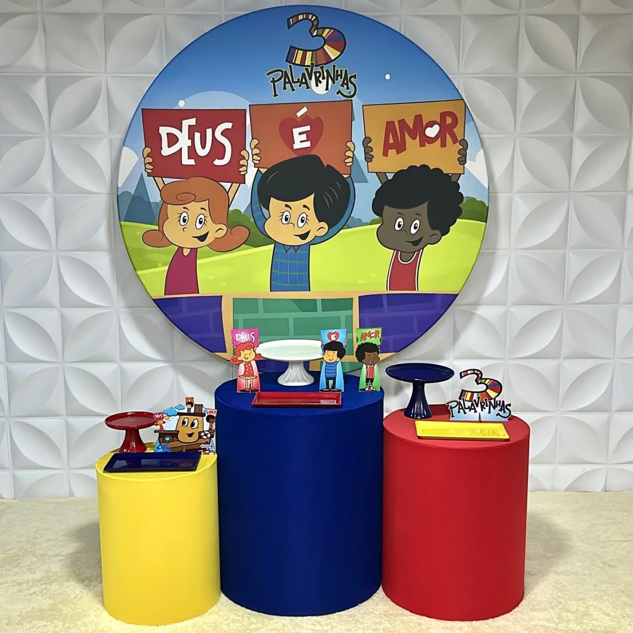 3 Palavrinhas - Kit P Infantil - Isabela Decorações 