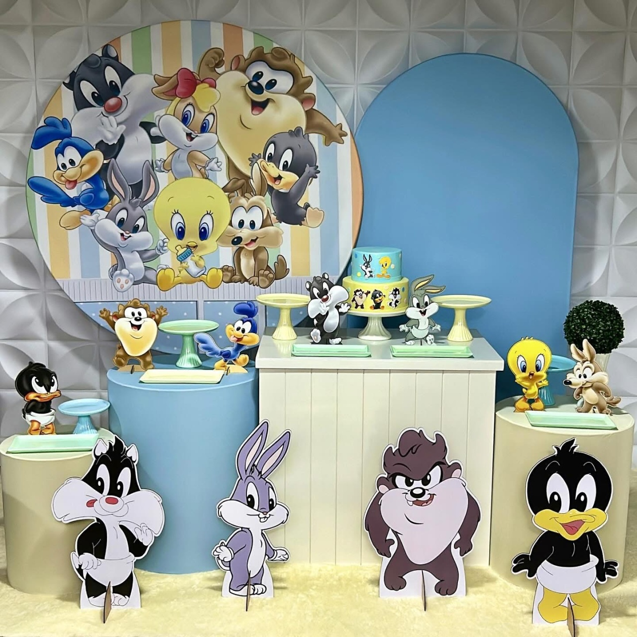Baby Looney Tunes Menino - Kit Gg Infantil - Isabela Decorações 