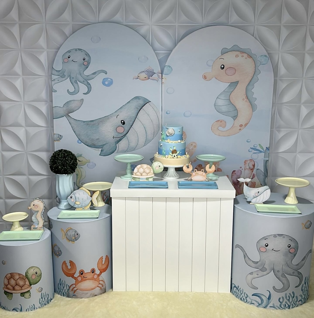 Fundo Do Mar - Kit Gg Infantil - Isabela Decorações 