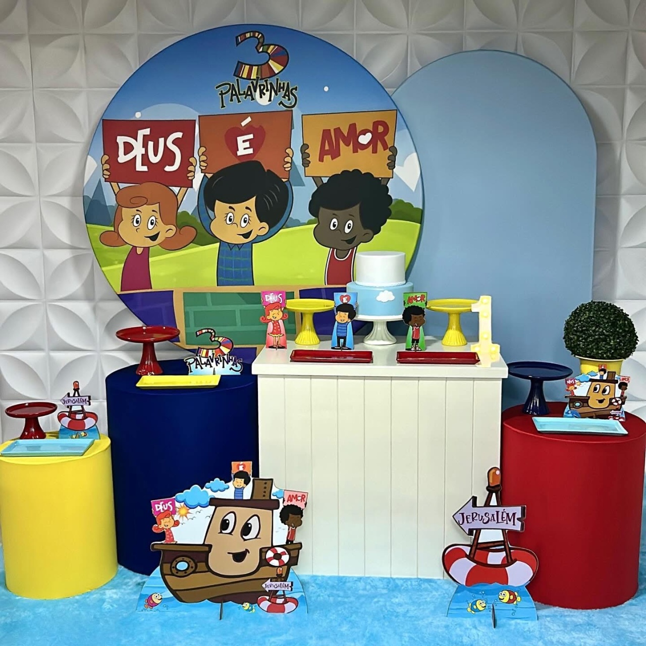 3 Palavrinhas - Kit Gg Infantil - Isabela Decorações 