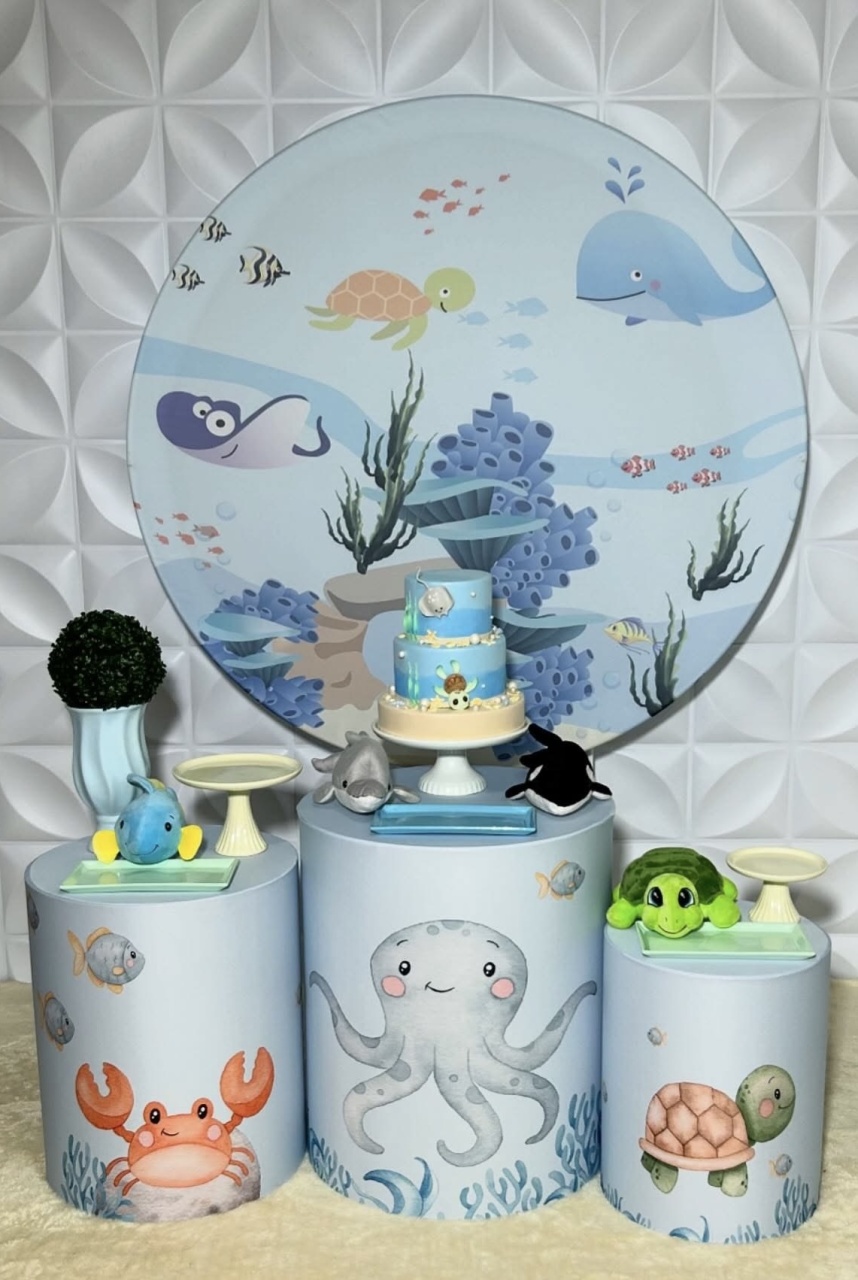 Fundo Do Mar - Kit M Infantil. - Isabela Decorações 
