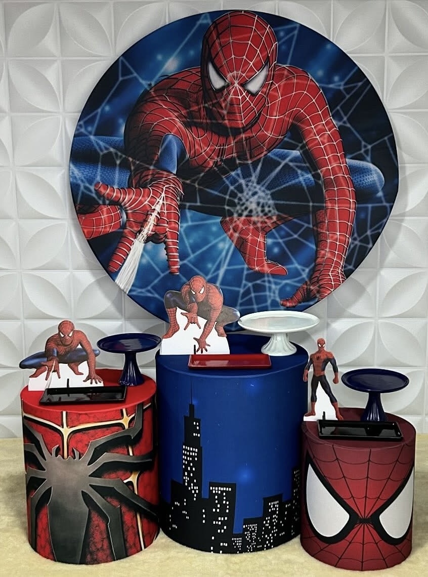 Homem Aranha - Kit P Infantil - Isabela Decorações 