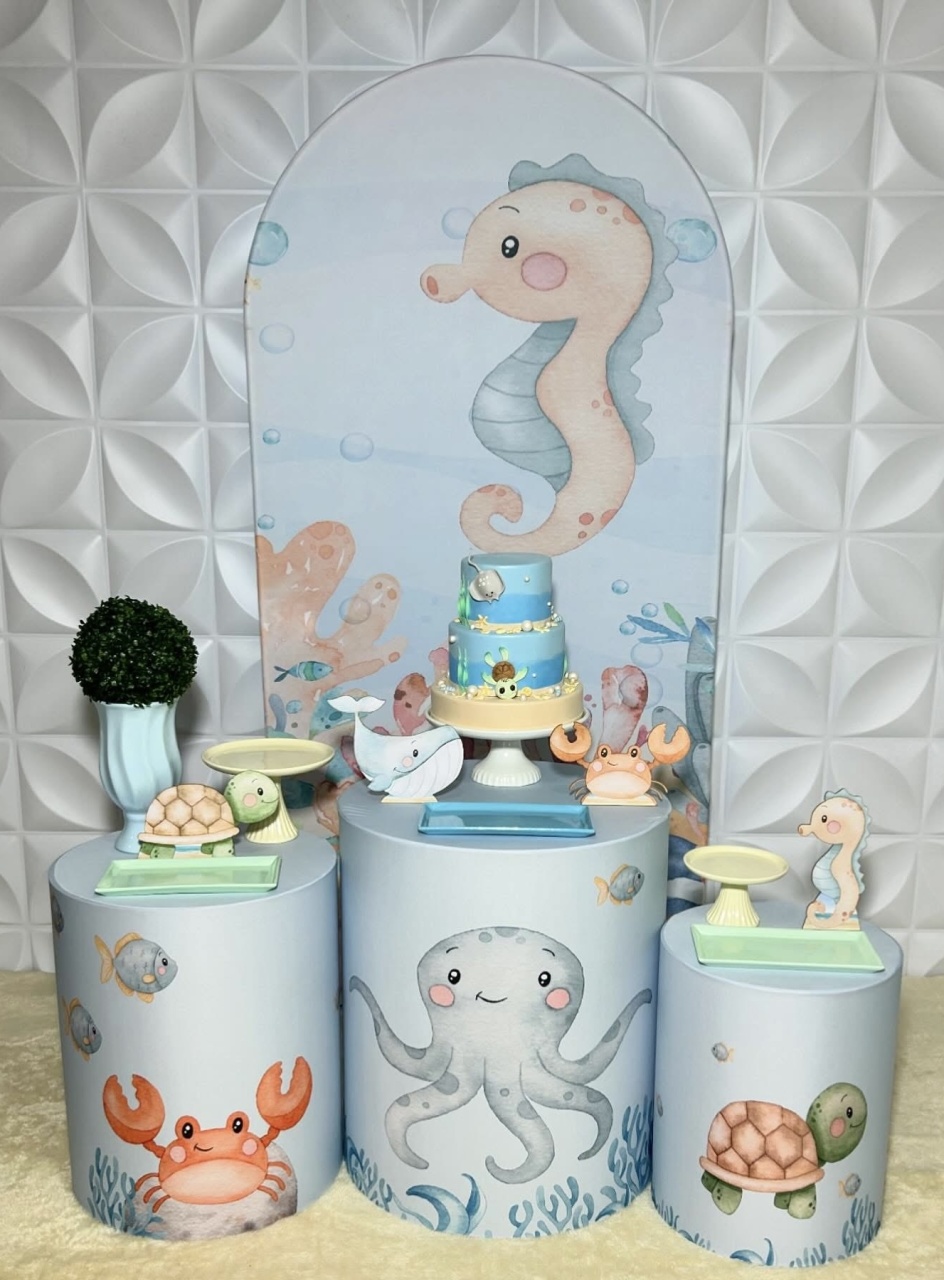 Fundo Do Mar - Kit M Infantil - Isabela Decorações 