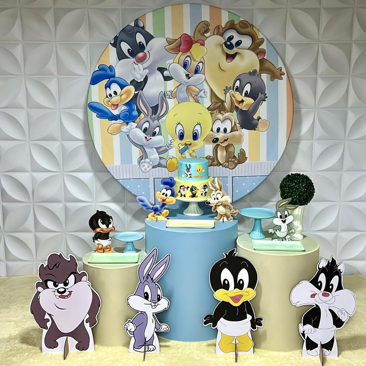 Baby Looney Tunes Menino - Kit M Infantil - Isabela Decorações 