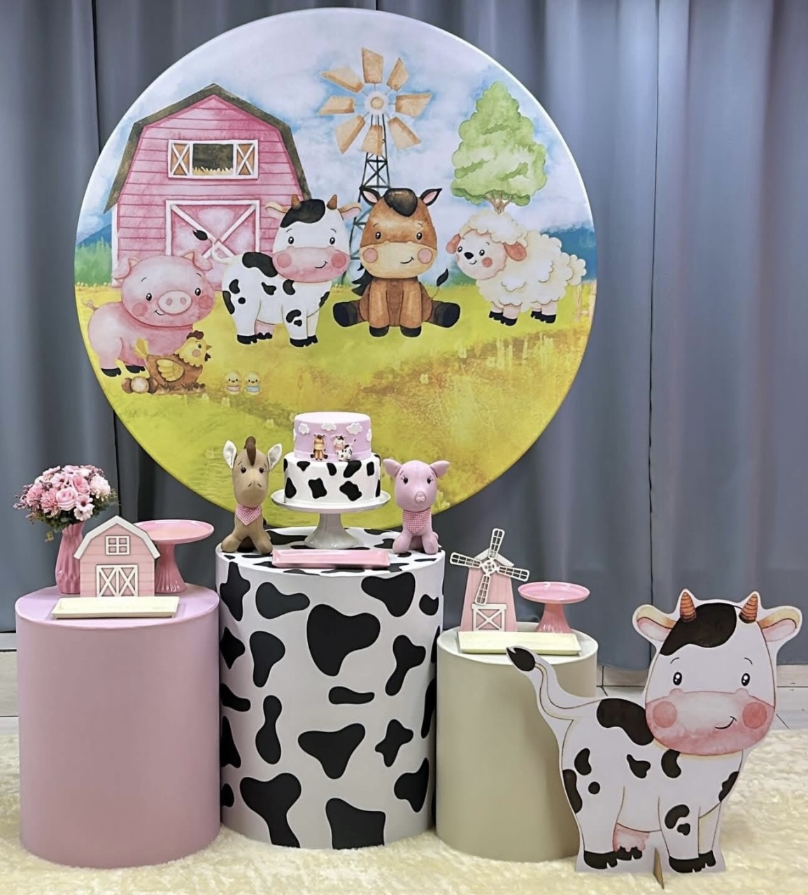 Fazendinha Menina - Kit M Infantil - Isabela Decorações 