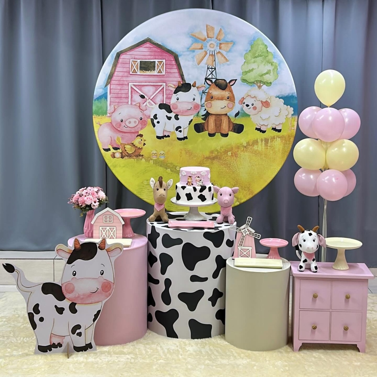 Fazendinha Menina - Kit G Infantil - Isabela Decorações 