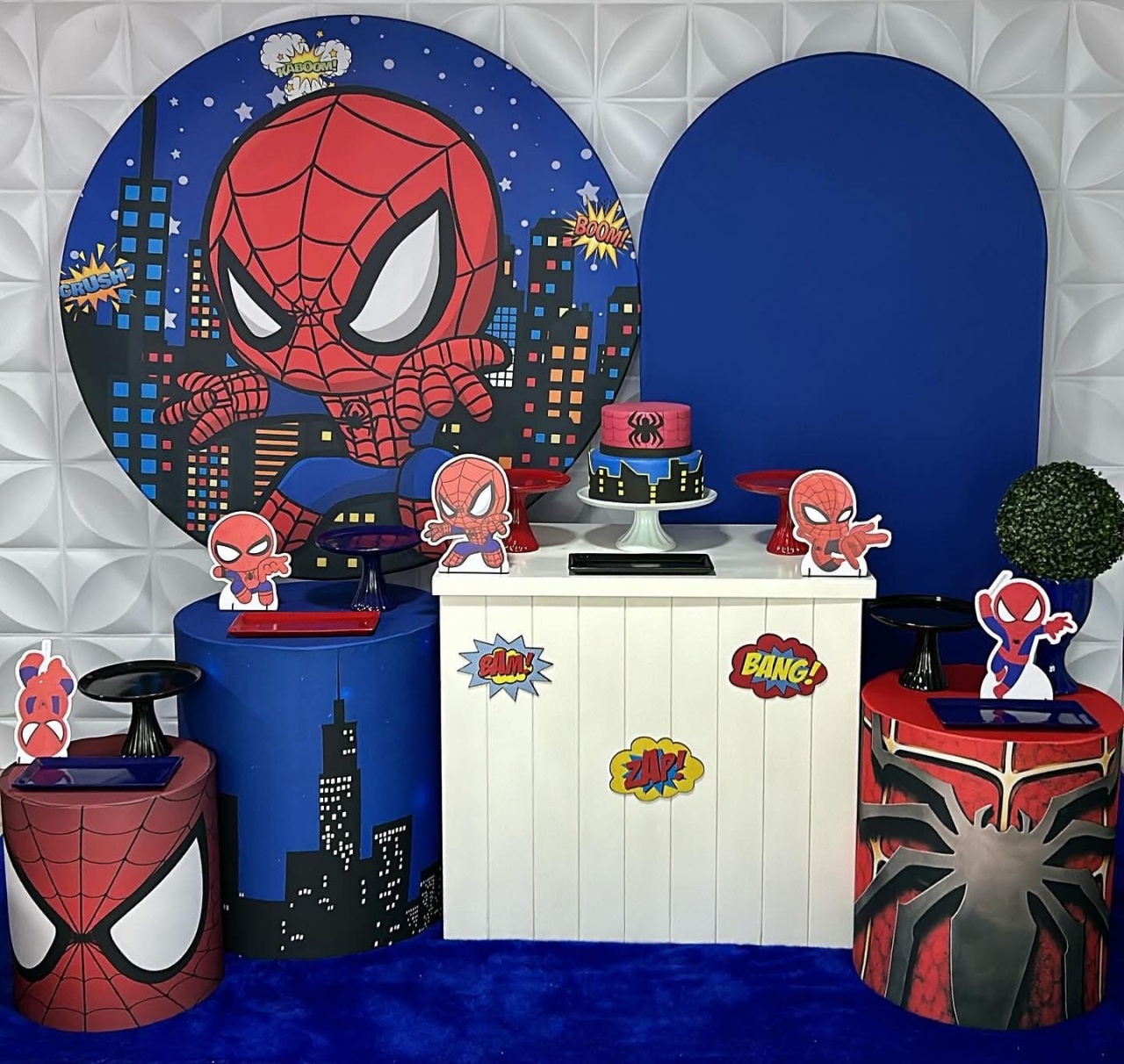 Homem Aranha Cute - Kit Gg Infantil - Isabela Decorações 