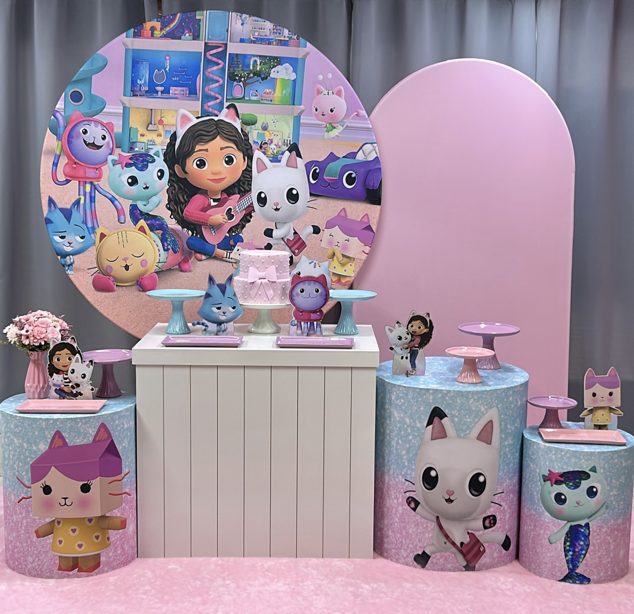 Casa Mágica da Gaby - Kit Gg (Romano Rosa) - Isabela Decorações 