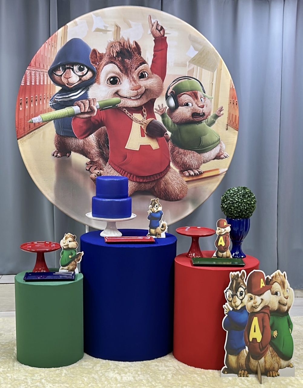 Alvin E Os Esquilos - Kit M Infantil - Isabela Decorações 