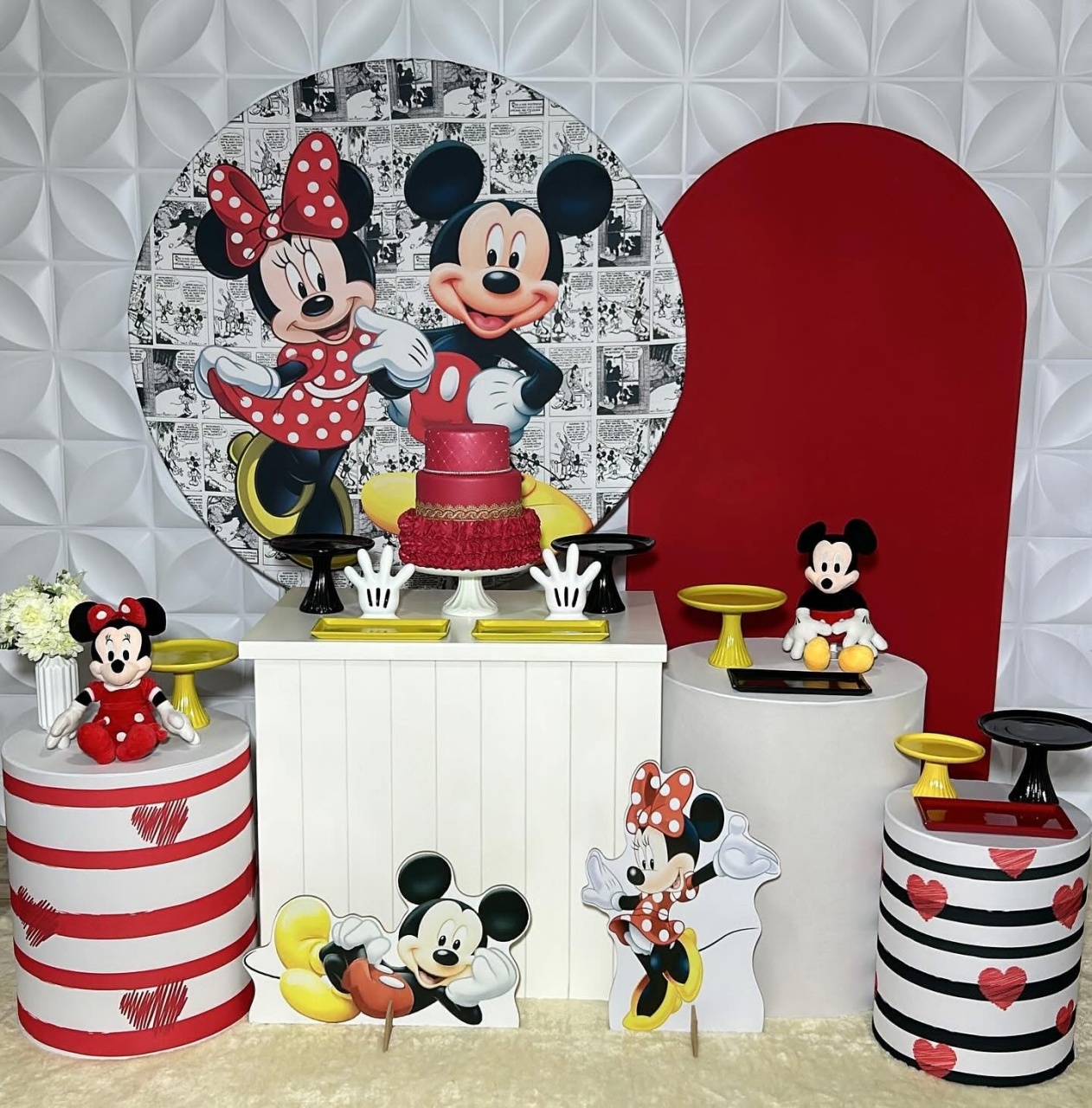 Mickey E Minnie - Kit Gg Infantil - Isabela Decorações 