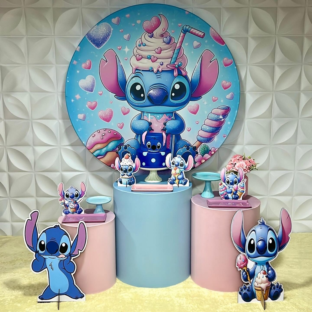 Stitch Doces - Kit M Infantil - Isabela Decorações 