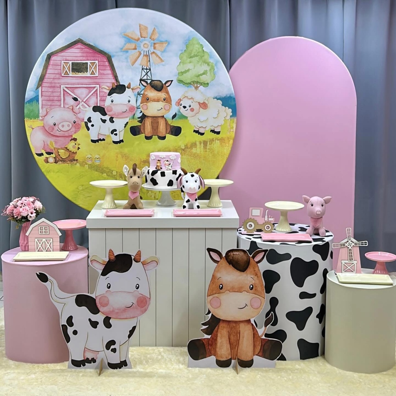 Fazendinha Menina - Kit Gg Infantil - Isabela Decorações 