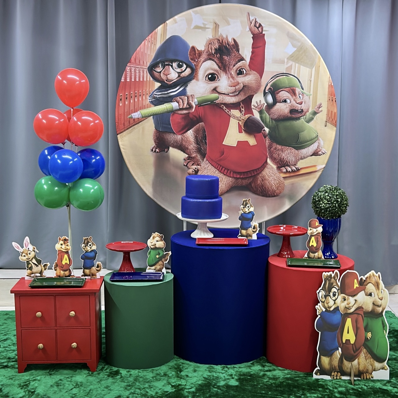 Alvin E Os Esquilos - Kit G Infantil - Isabela Decorações 