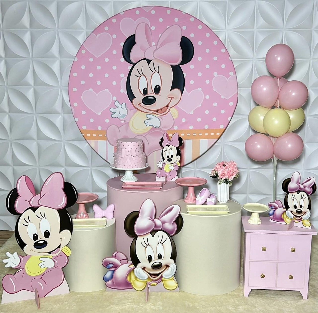 Minnie Baby - Kit G Infantil - Isabela Decorações 
