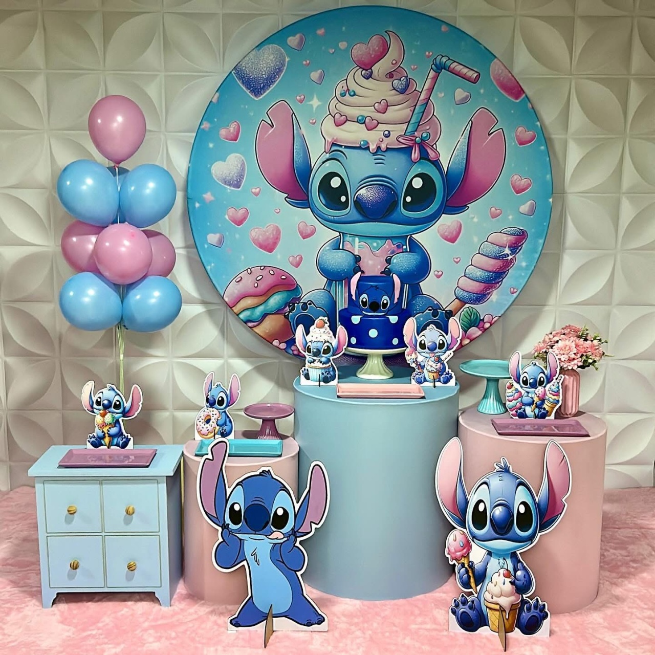 Stitch Doces - Kit G Infantil - Isabela Decorações 