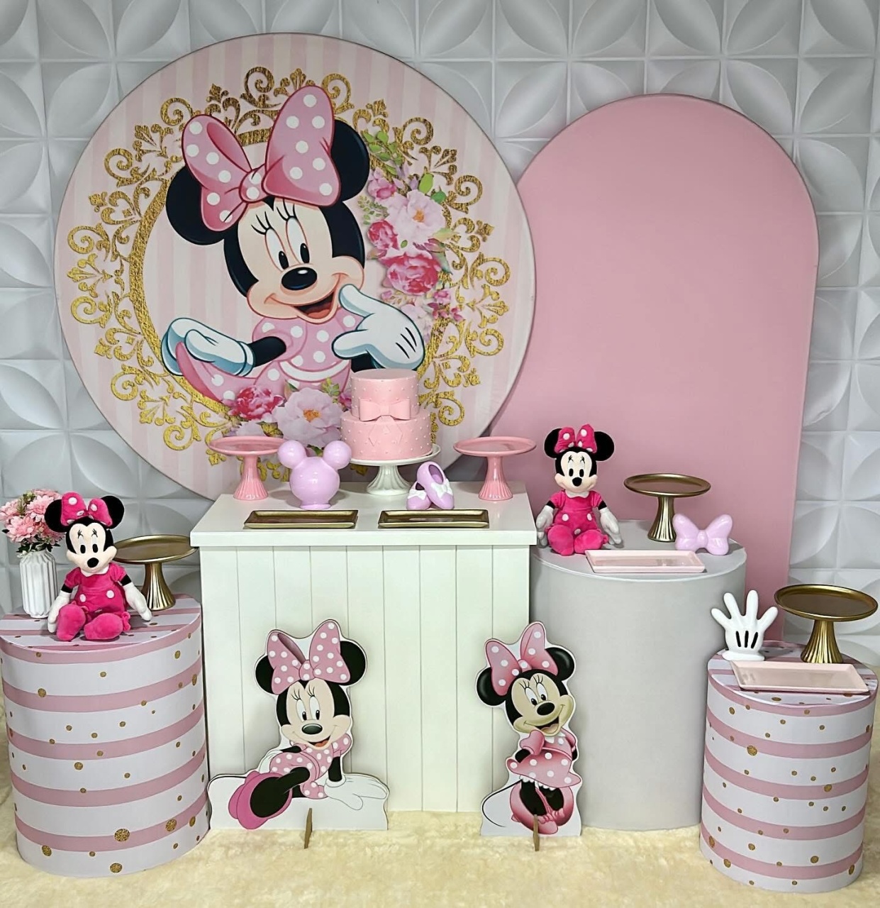 Minnie Rosa - Kit Gg - Isabela Decorações 
