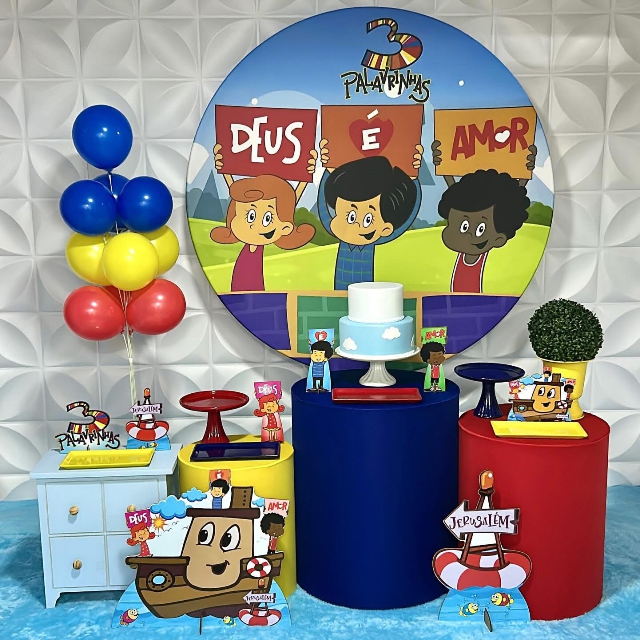 3 Palavrinhas - Kit G Infantil - Isabela Decorações 