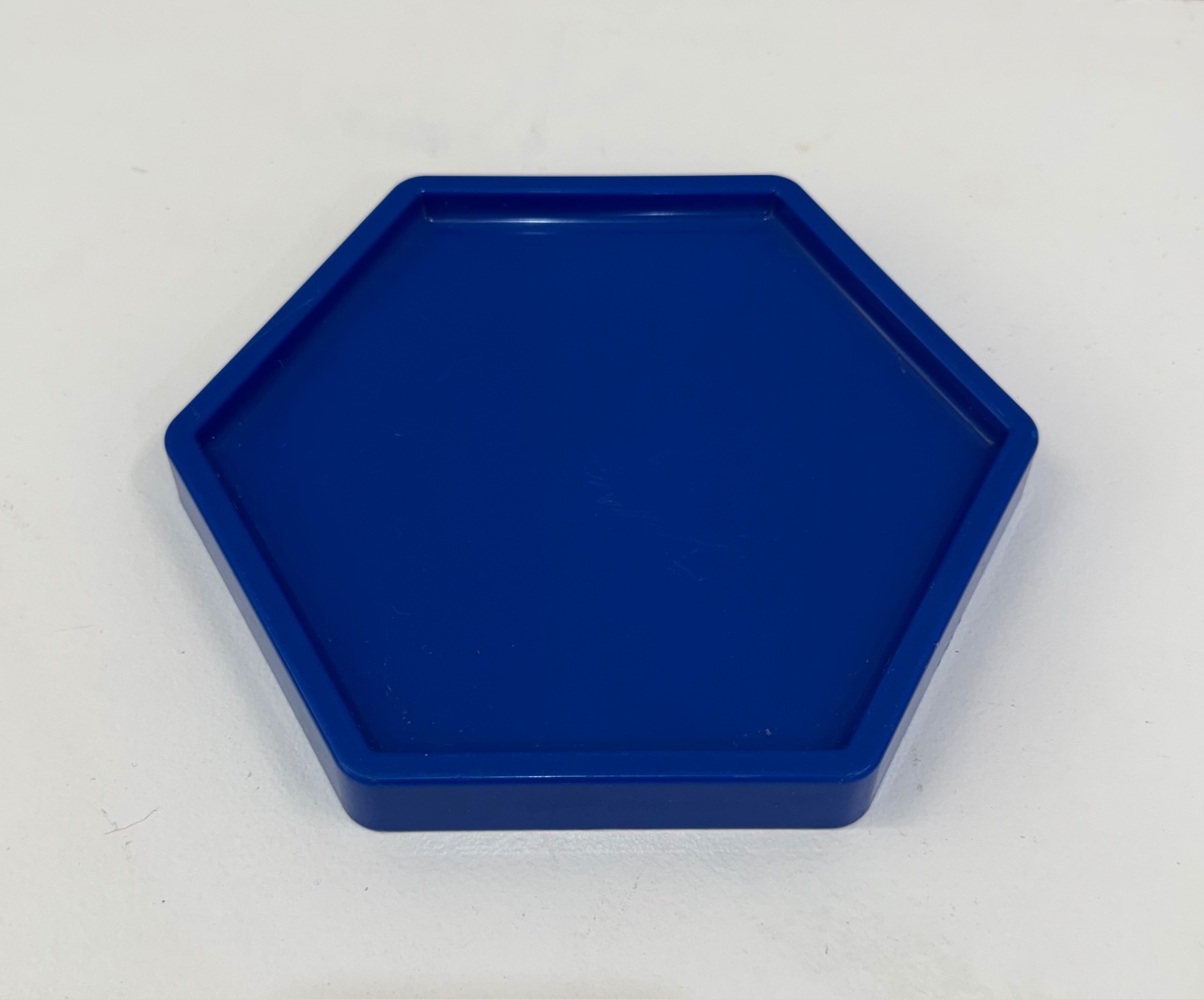 Bandejas Azul Royal Sextavada  - alegriamagicadecoracao