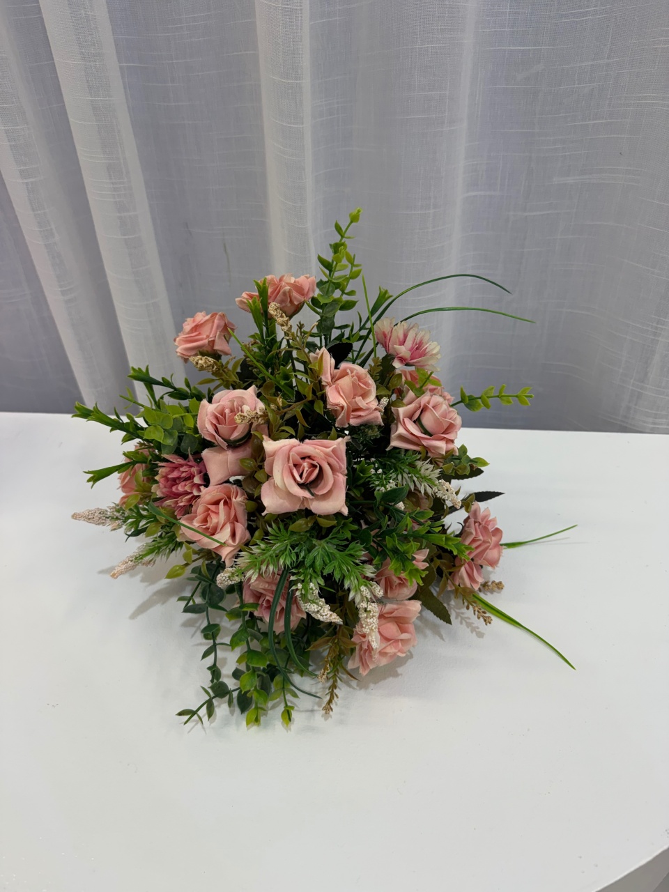 Arranjo de Flor Rosa - alegriamagicadecoracao