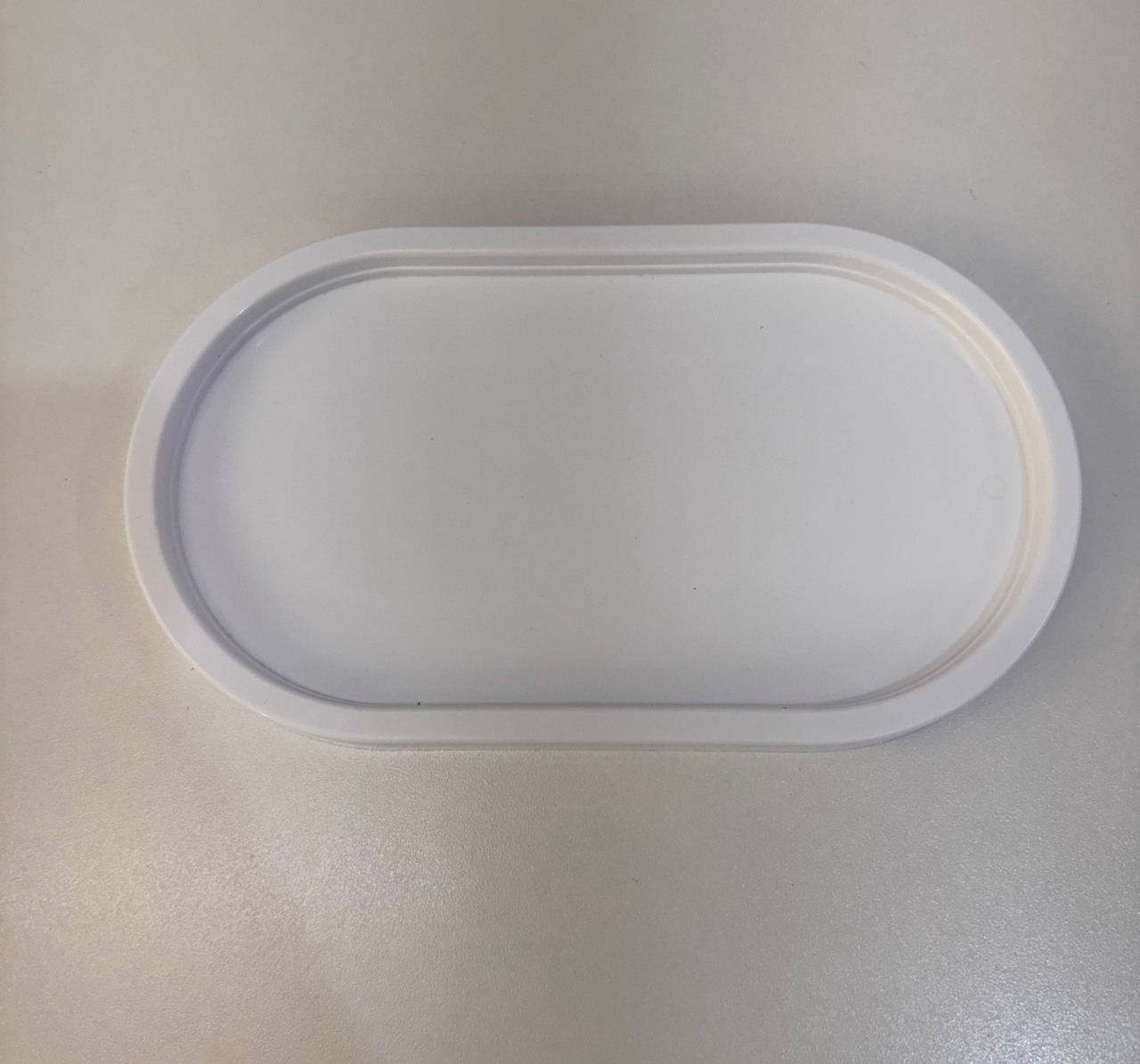 Bandeja Branca Oval - alegriamagicadecoracao