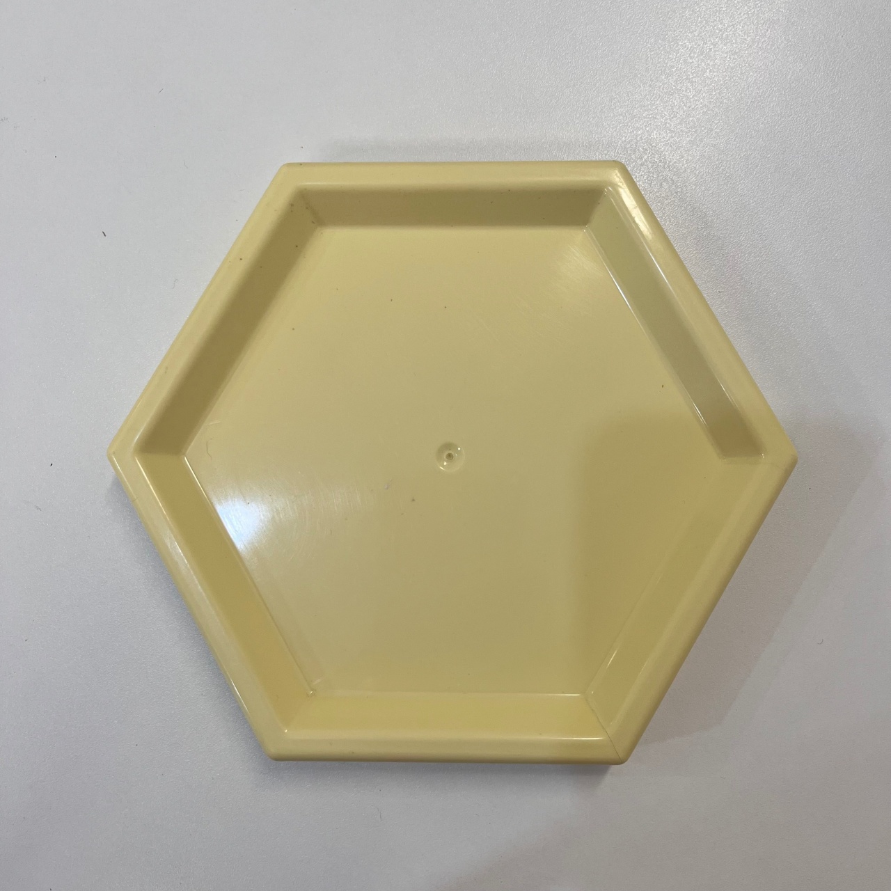 Bandejas Amarelo Candy Sextavada  - alegriamagicadecoracao