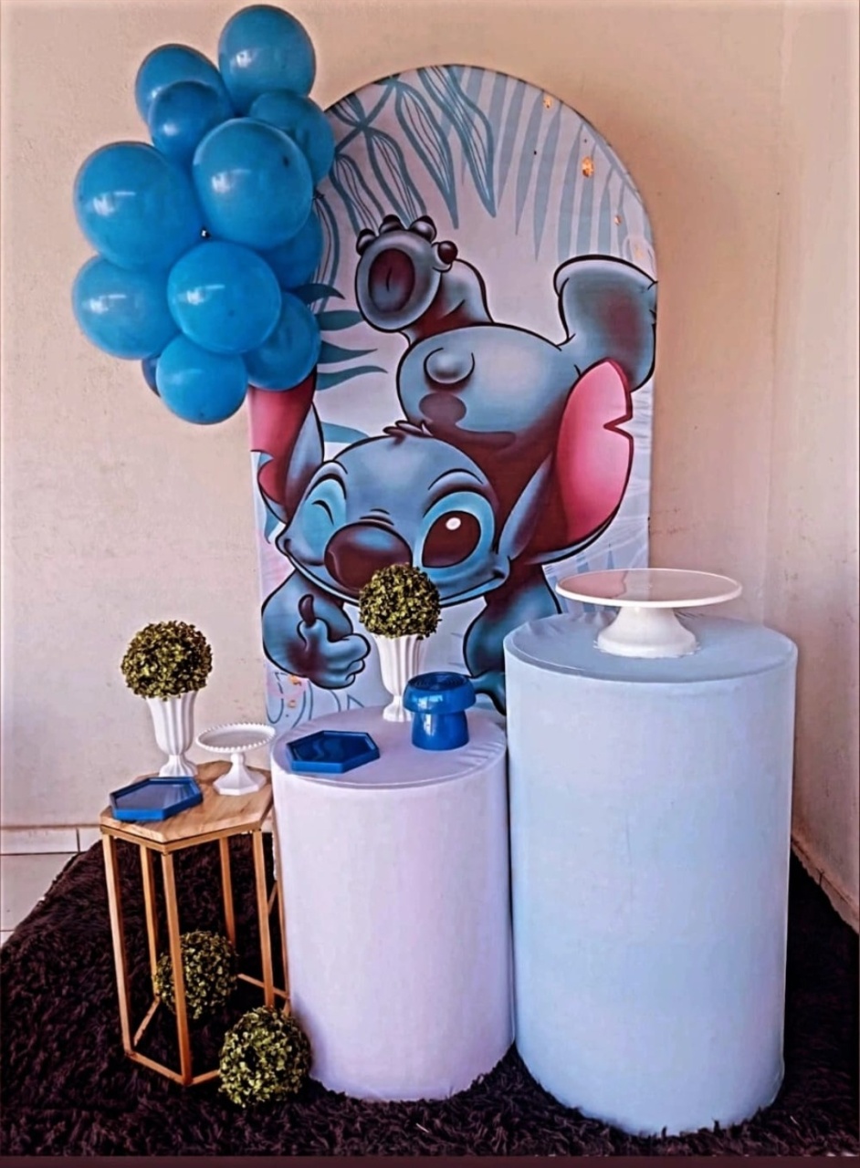 Aluguel Festa Temática Do Stitch  - Mamãe Decory