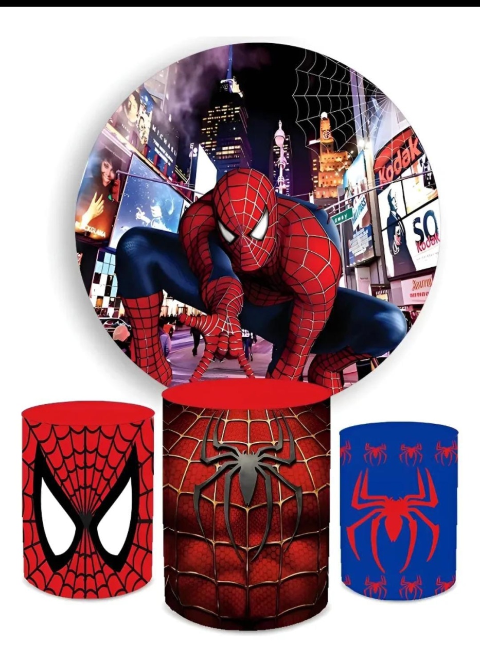 Alugue Tema Para Festa Decorativa Do Homem Aranha  - Mamãe Decory