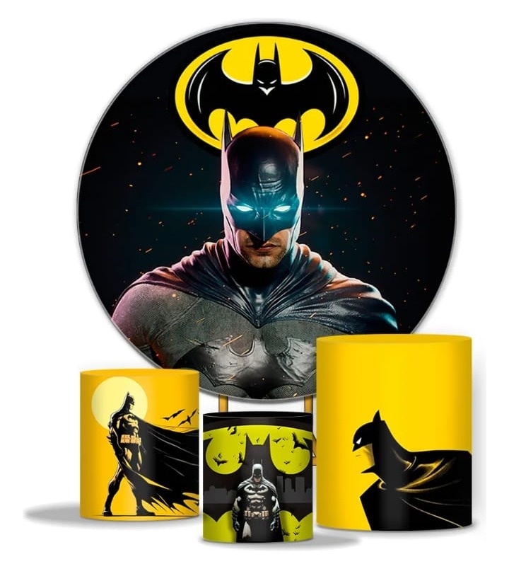 Alugue Tema Para Festa Decoração Batman - Mamãe Decory