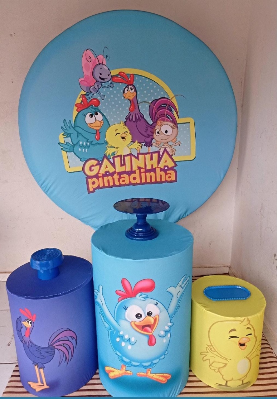 Alugue Tema 2 Para Festa Decorativa da Galinha Pintadinha  - Mamãe Decory