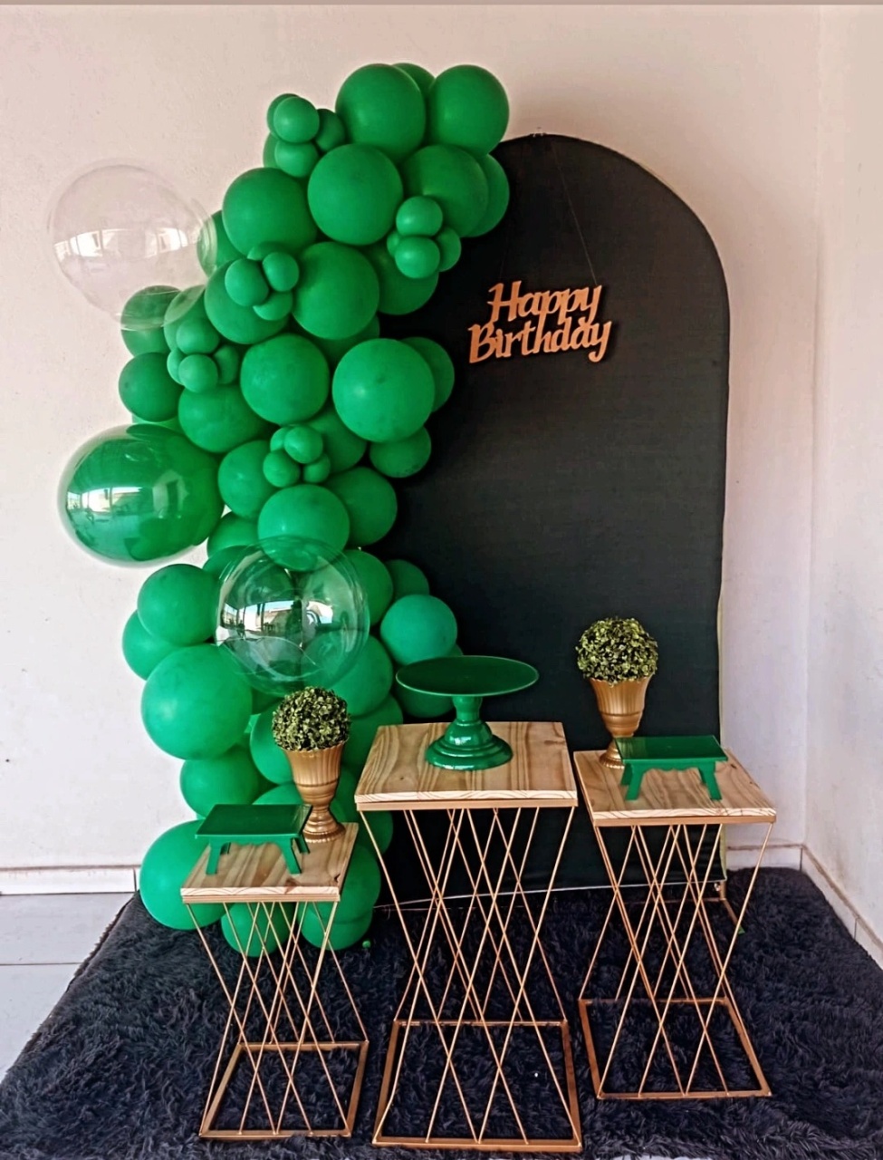 Verde Liso  - Mamãe Decory