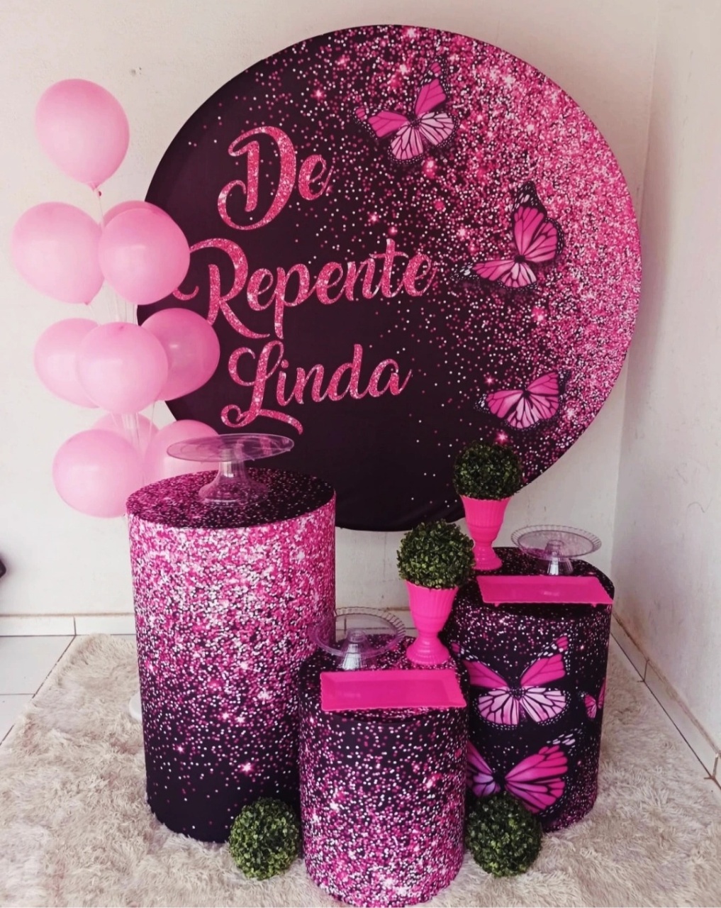 Alugue Tema Para Festa Decorativa de Repente Linda - Mamãe Decory