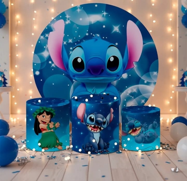 Alugue Tema Para Festa Decorativa Do Lilo E Stitch  - Mamãe Decory