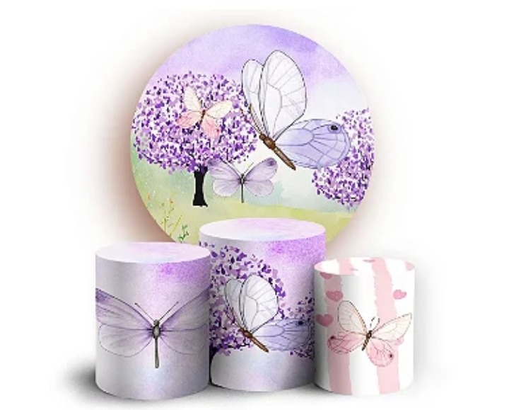 Alugue Tema Para Festa Decoração Kit Borboletas  - Mamãe Decory