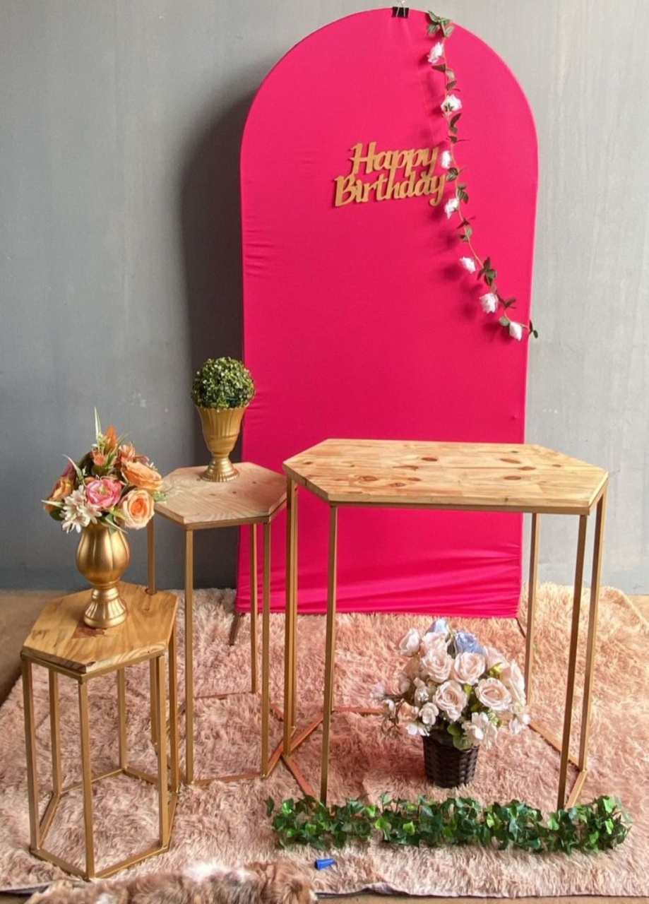 Alugue Tema Para Festa Decorativa Pink - Mamãe Decory