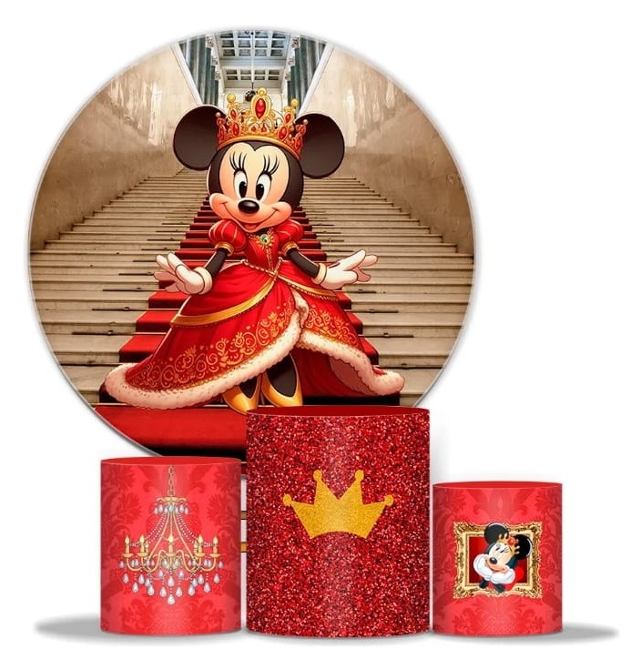 Alugue Tema Para Festa Decorativa da Minnie  - Mamãe Decory