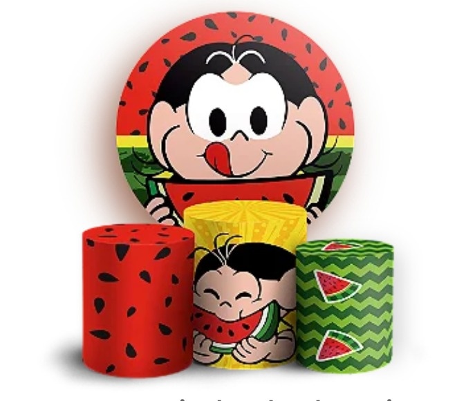 Alugue Tema Para Festa Decoração Kit Magali - Mamãe Decory