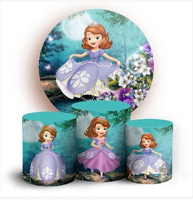 Alugue Tema Para Festa Decoração Princesa Sofia - Mamãe Decory