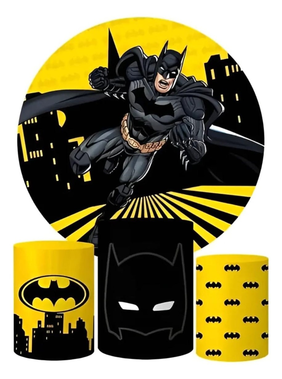Alugue Tema Para Festa Decorativa Do Batman  - Mamãe Decory