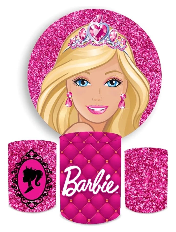 Alugue Tema Para Festa Decorativa da Barbie   - Mamãe Decory