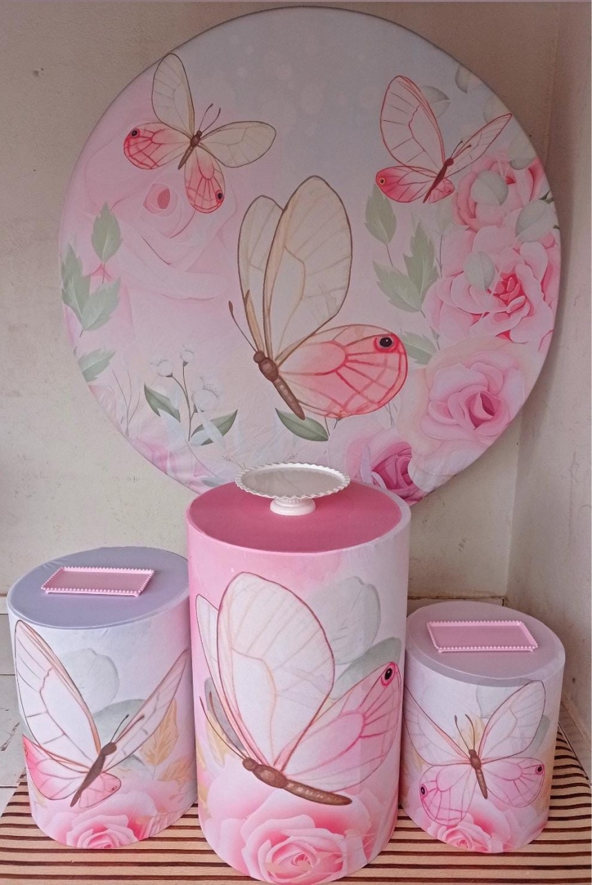 Alugue Tema 2 Para Festa Decorativa das Borboletas  - Mamãe Decory