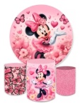Alugue Tema Para Festa Decoração Kit Mini Rosa  - imagem 2