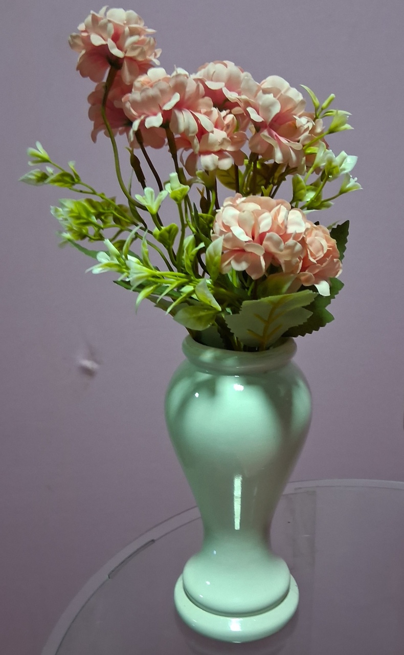 Vaso Cerâmica Branco Pequeno - Arte & Festas