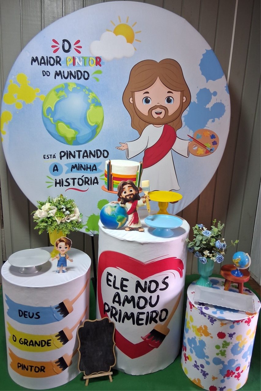 Kit P O Maior Pintor Do Mundo - Arte & Festas