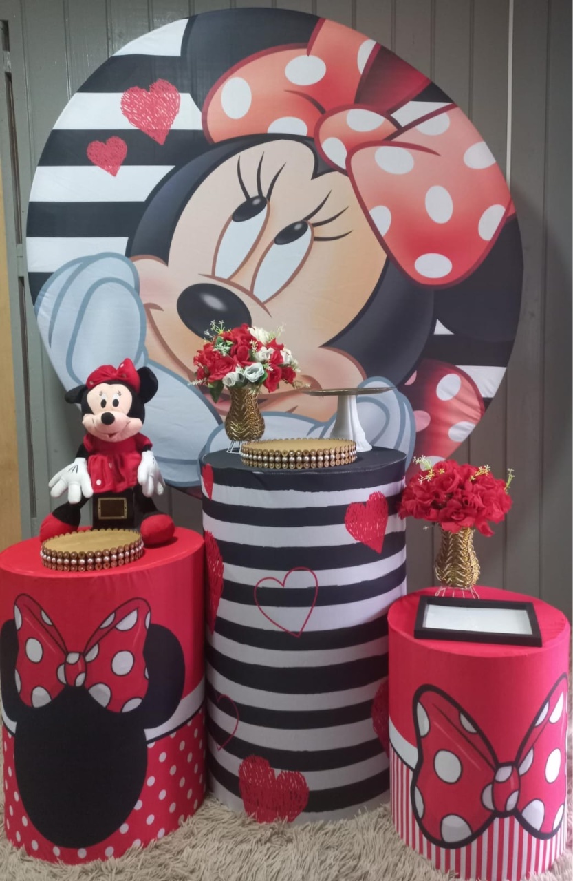 Minie Vermelha  - Arte & Festas