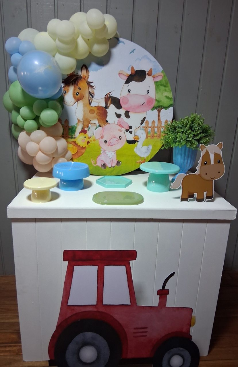 Kit Só Um Bolinho Fazendinha - Arte & Festas