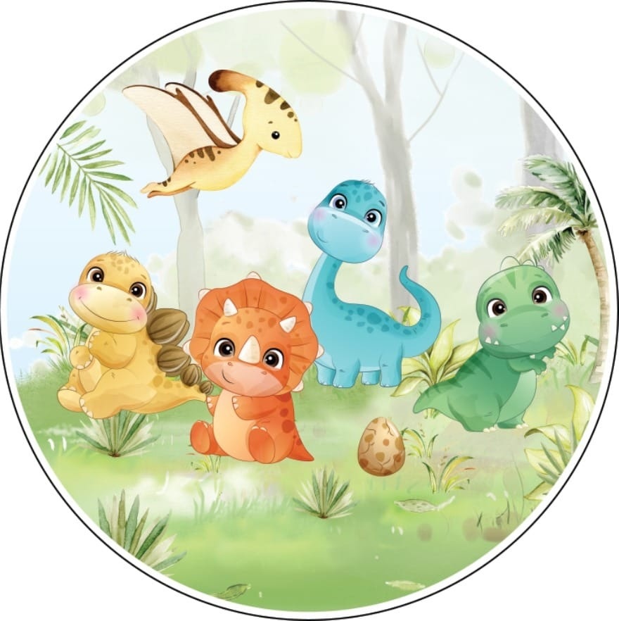 Painel Dinossauro  Baby 70/70 - Arte & Festas